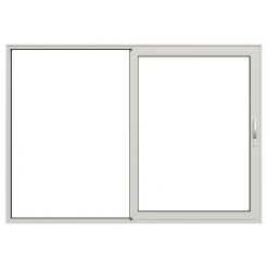 HelAlu Aluminium 2-Delad Enkelspår