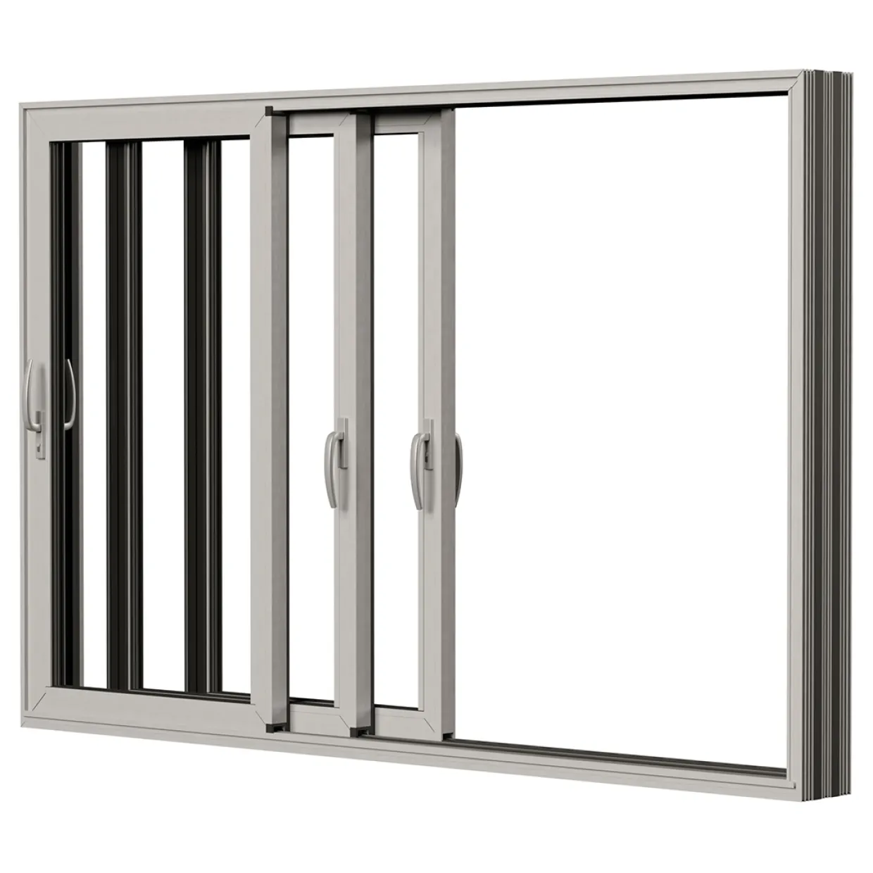 HelAlu Aluminium 3-Delad Trippelspår