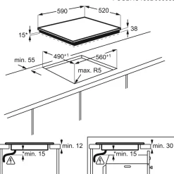 HOC650F 300 60 cm