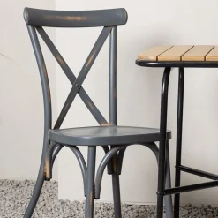 Holmbeck Bord med 2 Tablas Trädgårdsstolar Utomhus