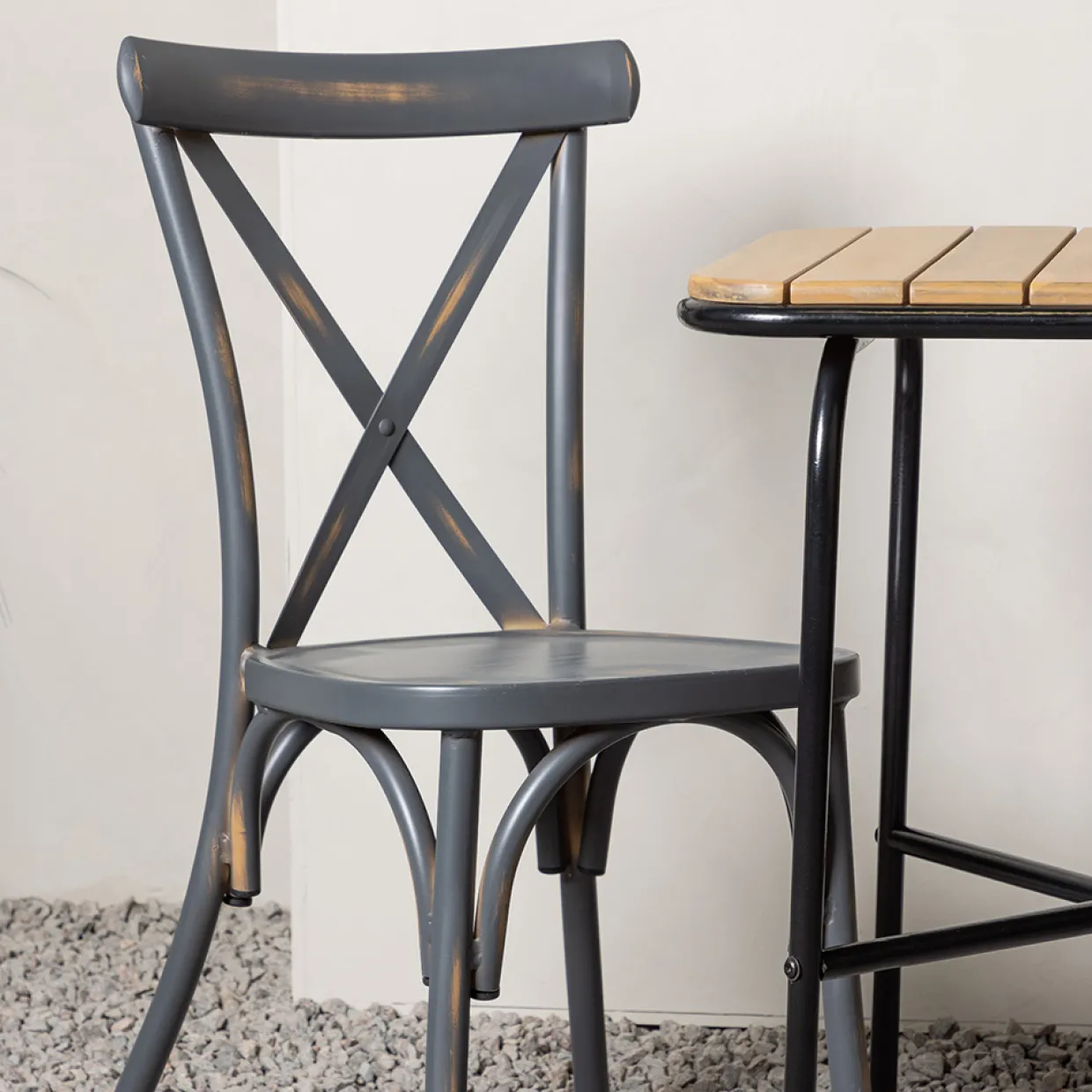 Holmbeck Bord med 2 Tablas Trädgårdsstolar Utomhus