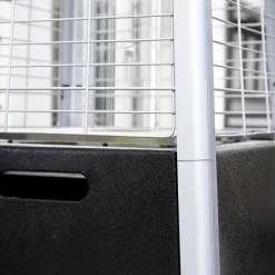 Hottie Square, Stående Gasolvärmare Utomhus i Aluminium