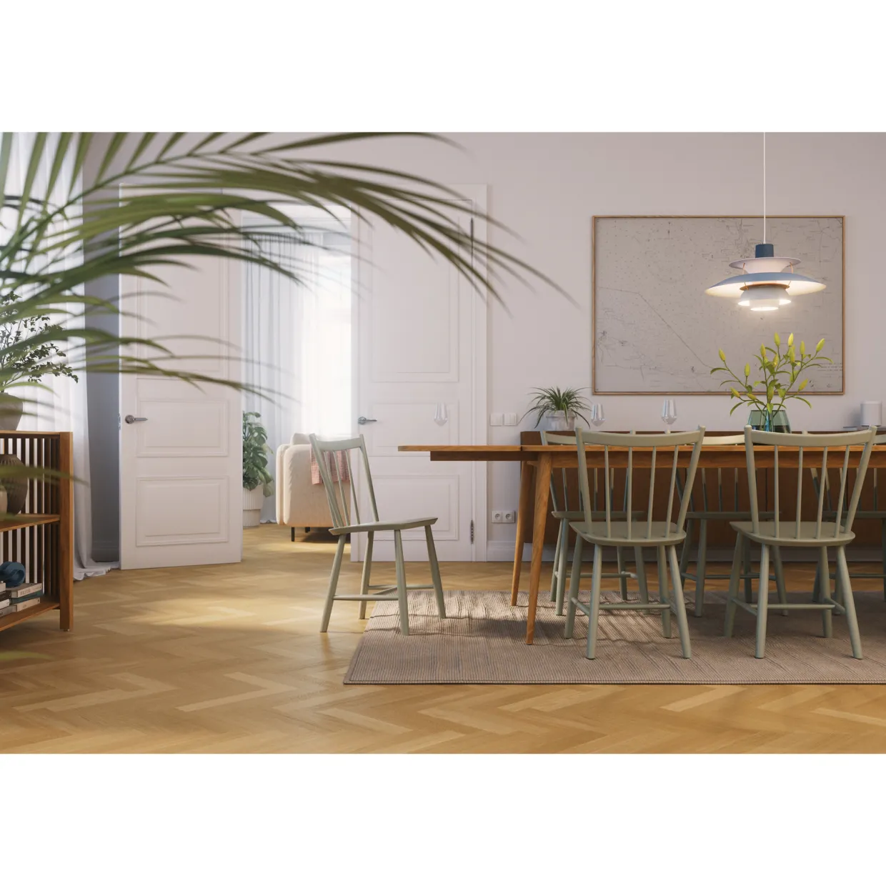 Härdad EK Stockholm Classic Fiskben Naturell