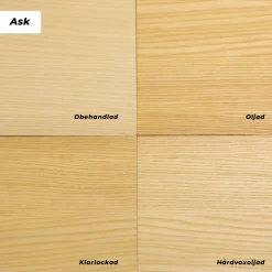 Hårdvaxoljad Standard Ask Dubbelsteg