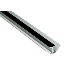 Invändig Alu 2-del Svart 3000 mm