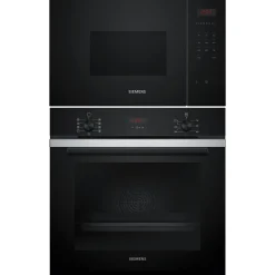 iQ300 HB234ABS3F + BF523LMB1 Rostfri med 3D hotAir Plus och ecoClean