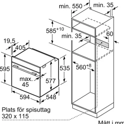 iQ700 HB776G3B2S + CM724G1B1 Kompaktugn Svart