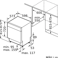 iQ500 SN15ZW01CS Vit med Smart Uppkoppling