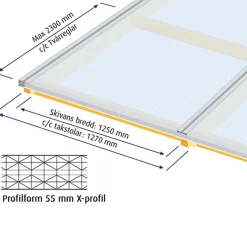 Isolux Opal Komplett Tak
