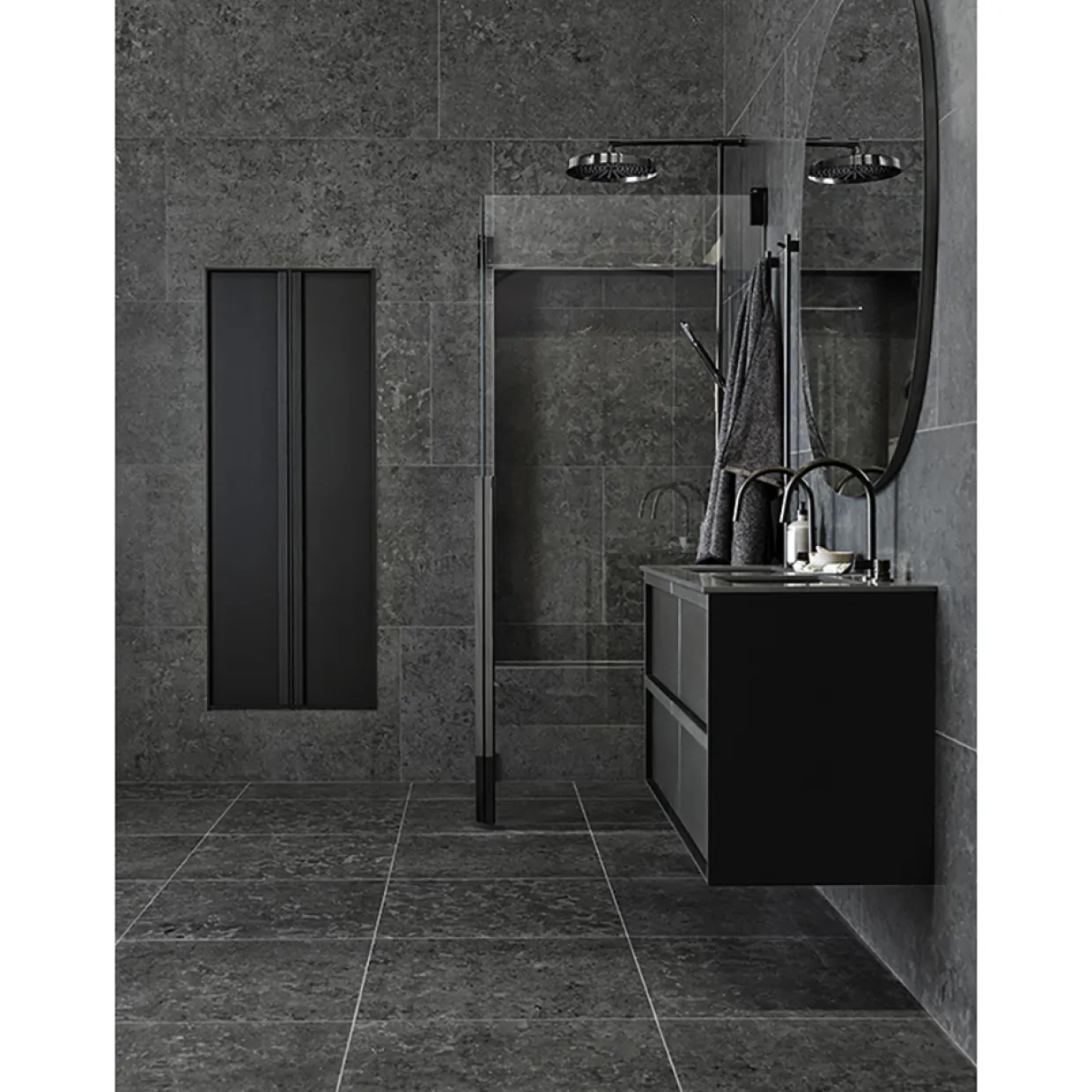J612 Azul Grey Honed