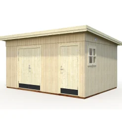 Kalle 13,5 m² Redskapsbod i Trä med Pulpettak