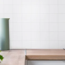 Kitchen Wall Vit Snö 10x10 cm