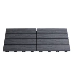 Komposit 30X30 cm Antracitgrå 4-Pack