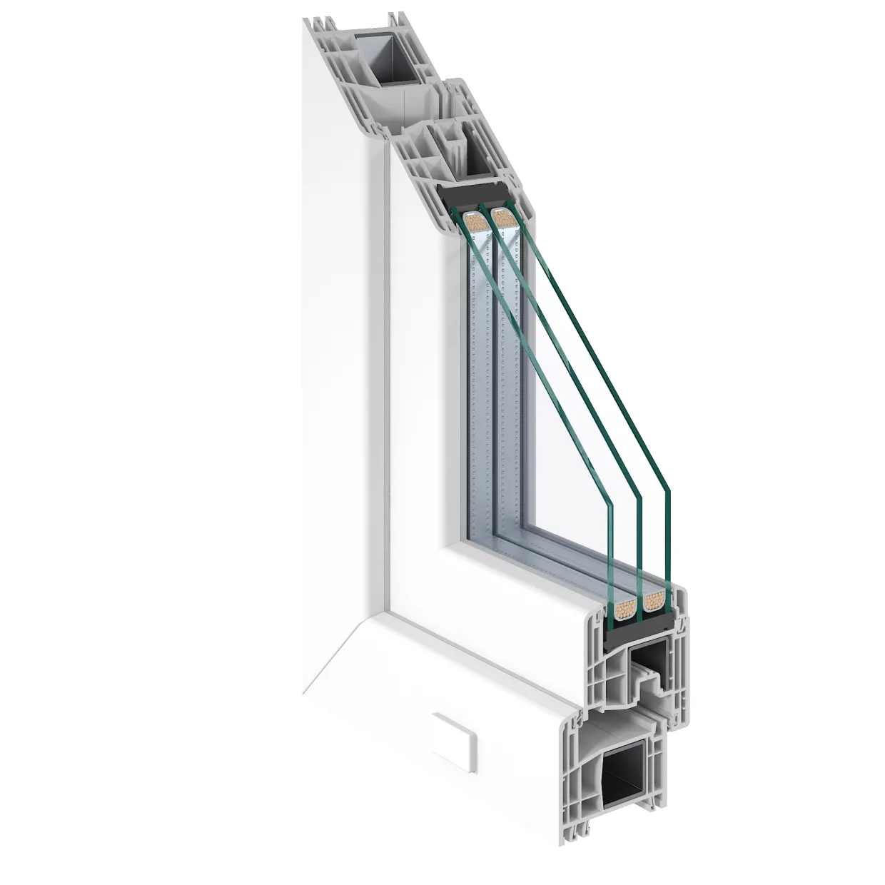 Konstant PVC 3-glas