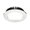 Krom 55mm Infälld med Transformator