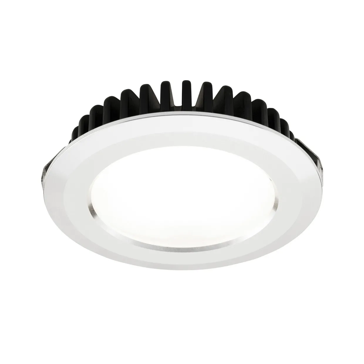 Krom 55mm Infälld med Transformator