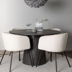 Lanzo Ø120 cm med 4 st Berit stolar