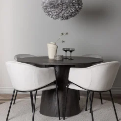 Lanzo Ø120 cm med 4 st Evelina stolar
