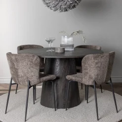Lanzo Ø120 cm med 4 st Modesto stolar