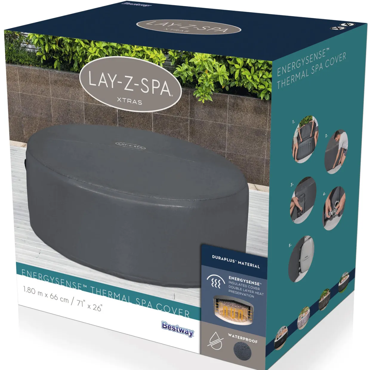 Lay-Z-Spa® Thermal Runt Ø180 cm