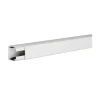 LF 40 x 40 mm 2 meter PVC Vit RAL 9016