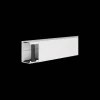 LF 60 x 90 mm 2 meter PVC Vit RAL 9016