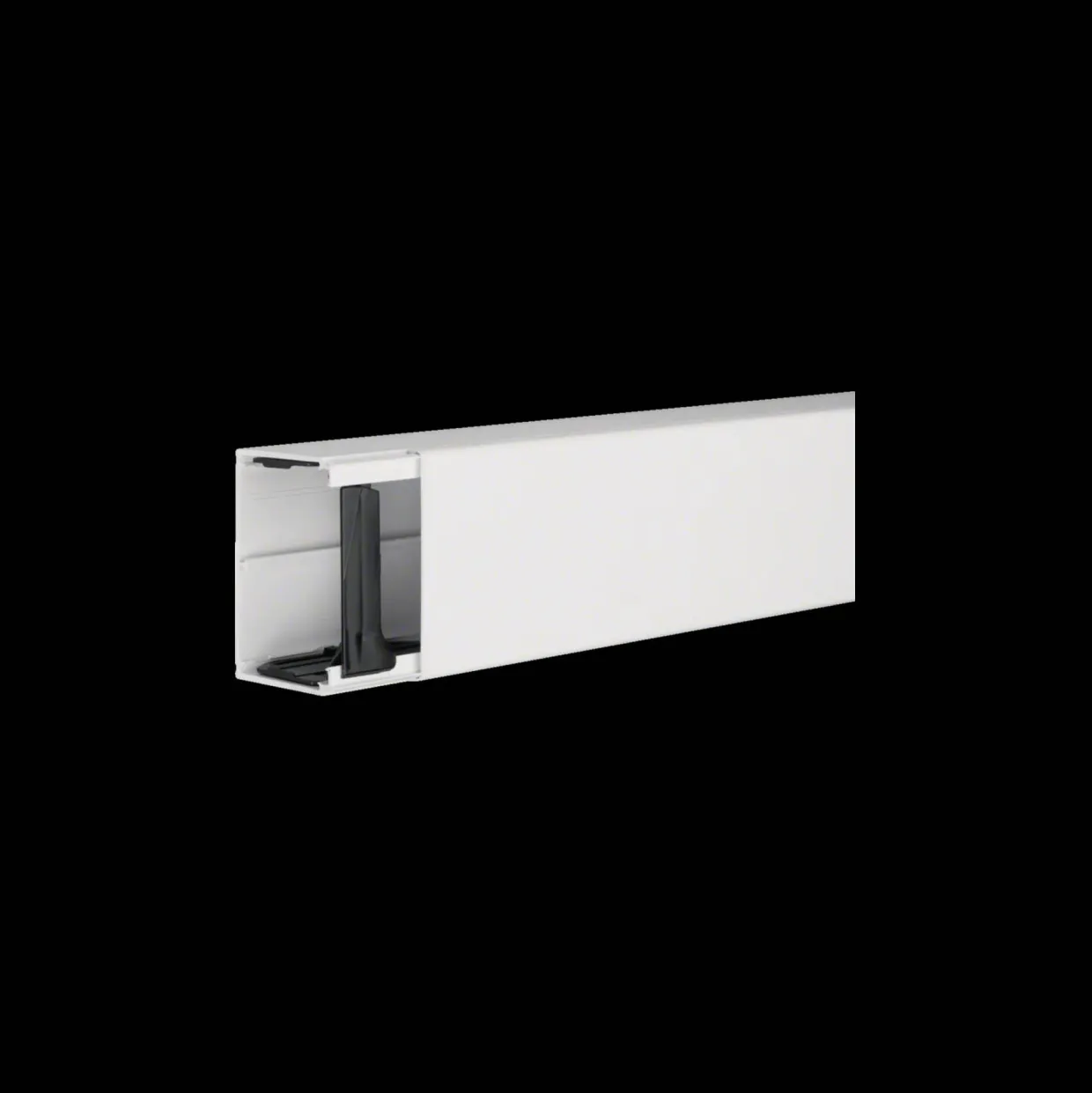 LF 60 x 90 mm 2 meter PVC Vit RAL 9016