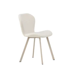 Lilja Beige Stol i Polyester/Linne 2 st