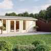 Lillevilla Kumpunen 18m² Komplett Stuga med Sadeltak