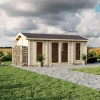Lillevilla Pemu 15 m² Komplett Stuga med Sadeltak