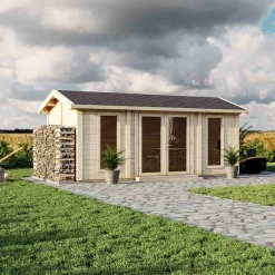Lillevilla Pemu 15 m² Komplett Stuga med Sadeltak
