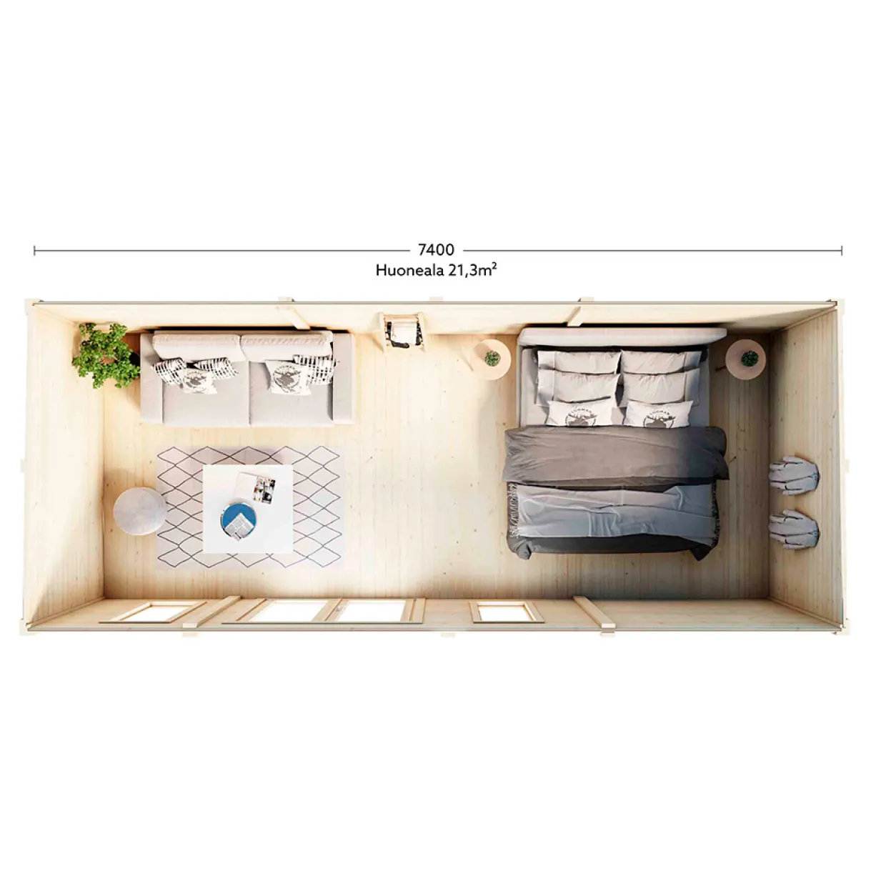 Lillevilla Ruovesi 22,2 m2