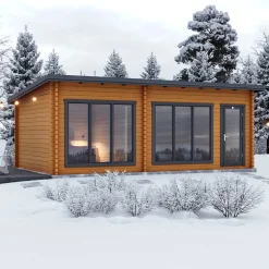 Lillevilla Sirkku 28 m² Komplett Stuga med Pulpettak