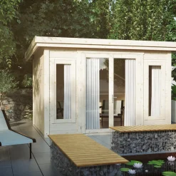 Lillevilla Suovu 8,25 m² Komplett Stuga med Pulpettak