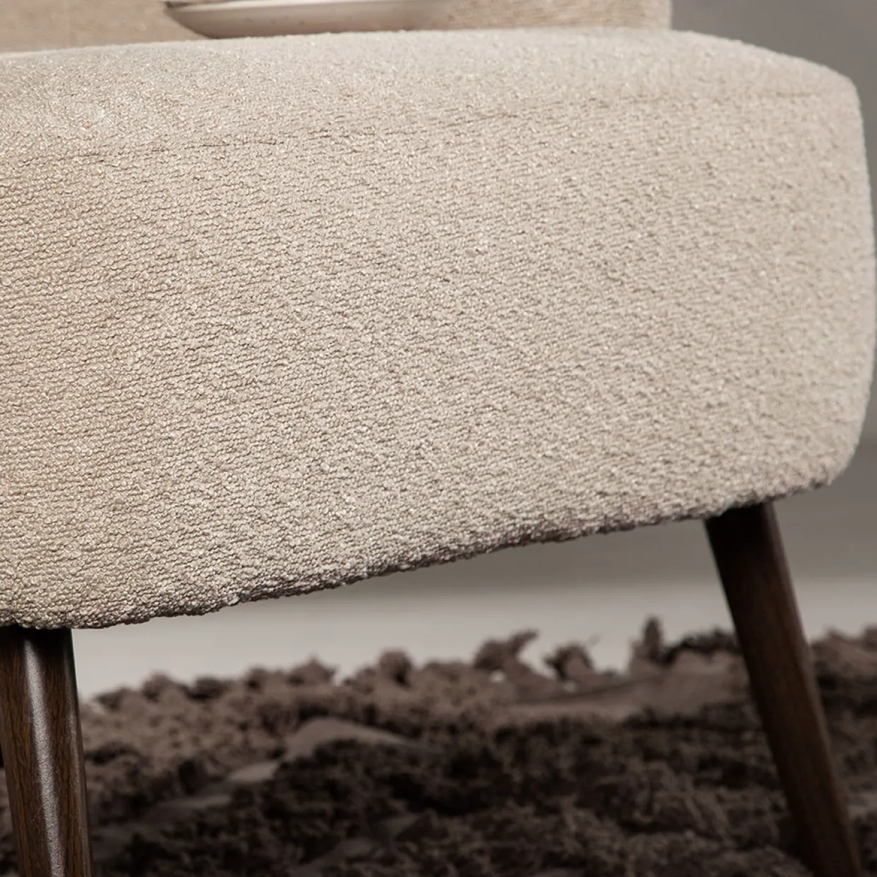 Lincoln Boucletyg Beige