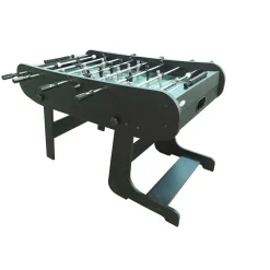 Lisbon Foosball Bord Vikbart i Svart