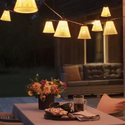 Ljusslinga E27 10 Amber LED
