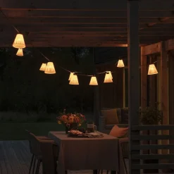 Ljusslinga E27 10 Amber LED