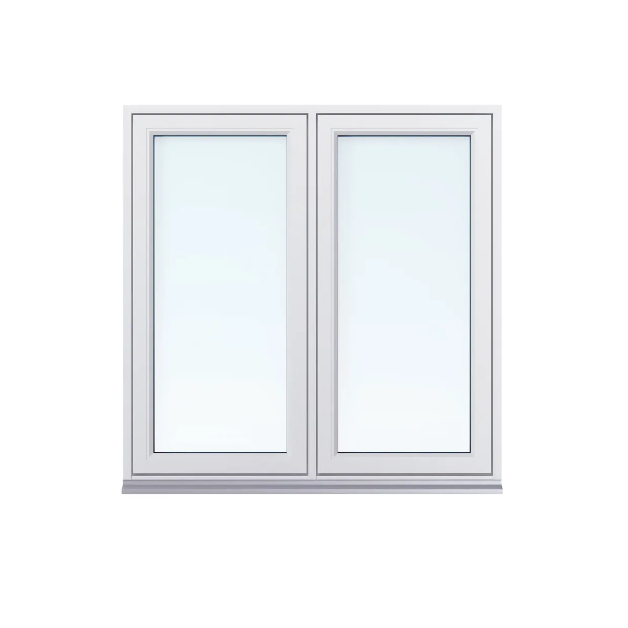 2-Luft Aluminiumbeklätt Trä 3-Glas