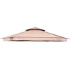 Luxor 6-kantigt Solskydd Ø400 cm Beige