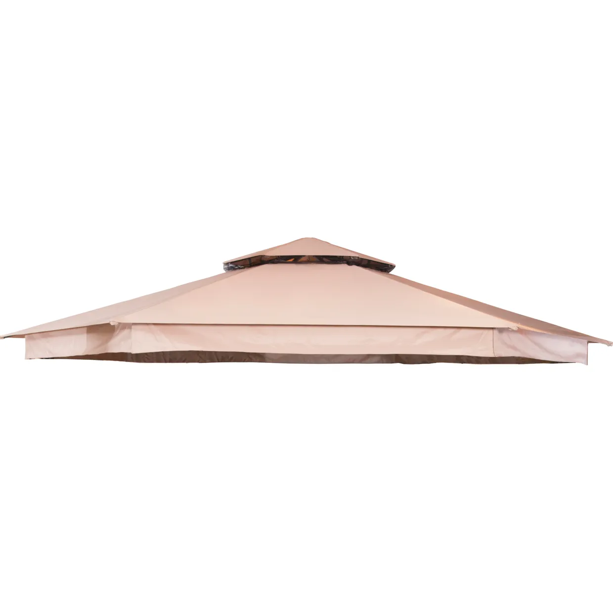 Luxor 6-kantigt Solskydd Ø400 cm Beige