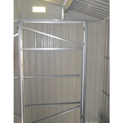 18m² Antracit/Vit Uteförråd