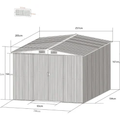 5,3m² med Dubbel Skjutdörr