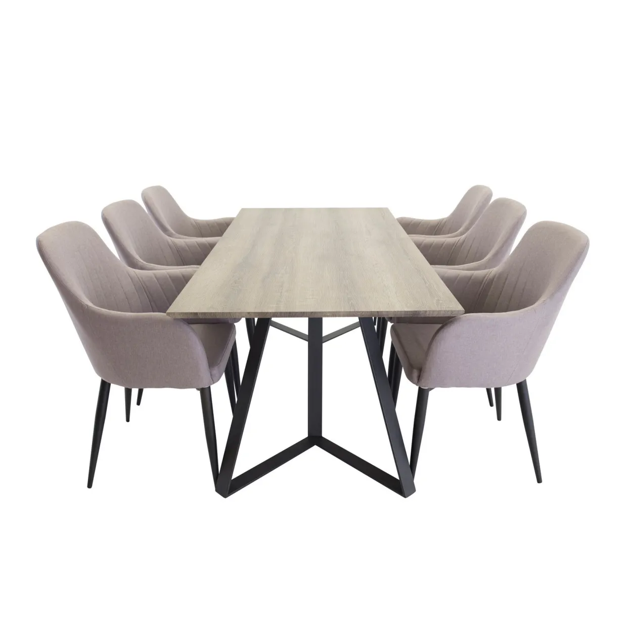 Marina med 6st Comfort Stolar
