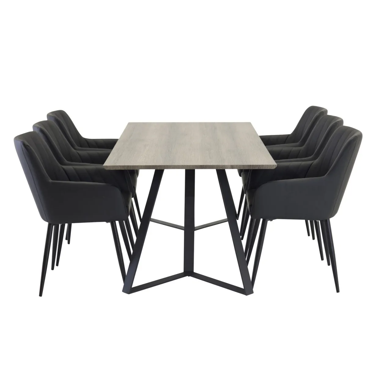 Marina med 6st Comfort Stolar