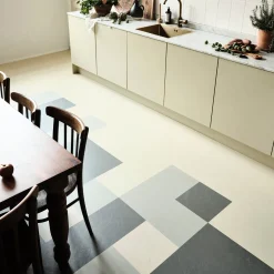 Marmoleum Click Orbit Grå 30x30cm med Klicksystem
