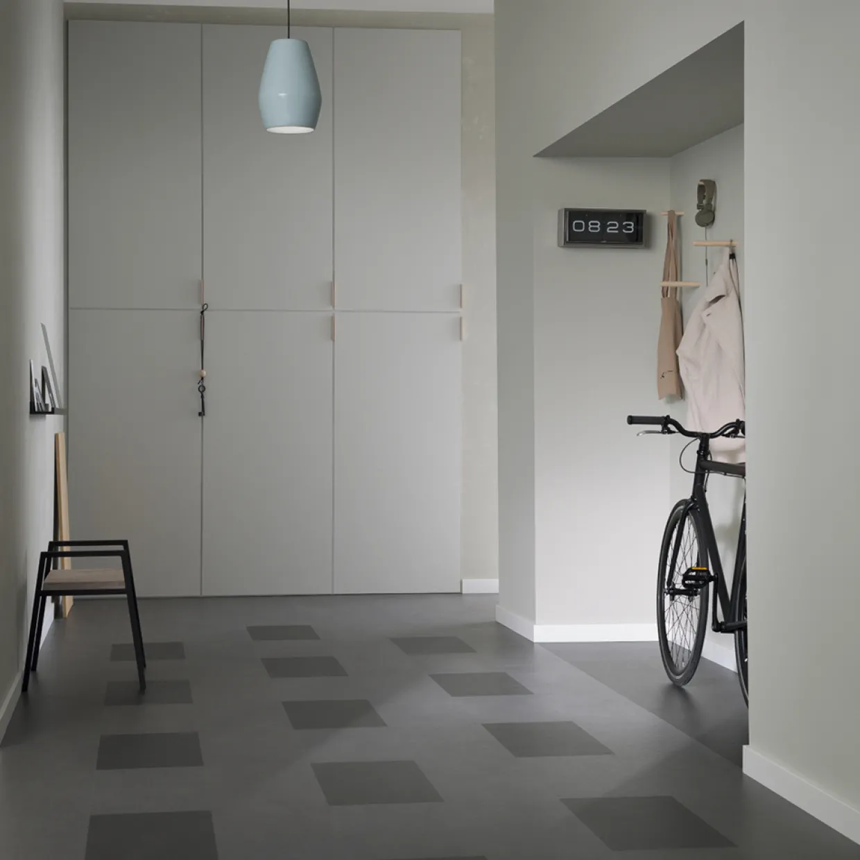 Marmoleum Click Volcanic Ash 60x30 cm