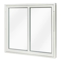 Med Mittpost 3-Glas Alumnium
