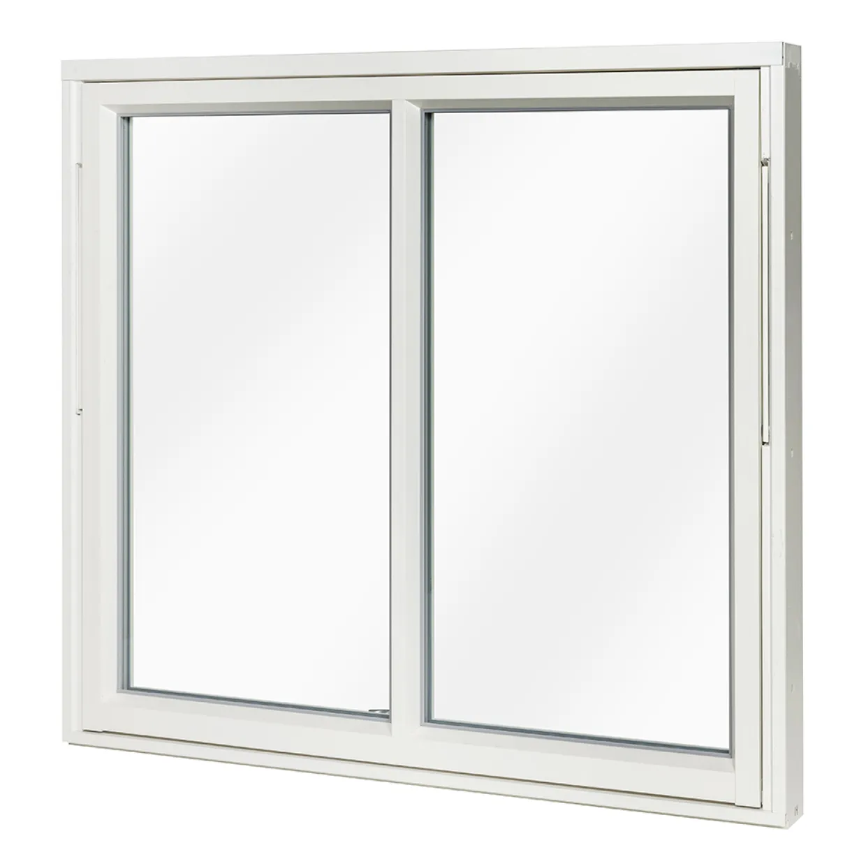 Med Mittpost 3-Glas Alumnium