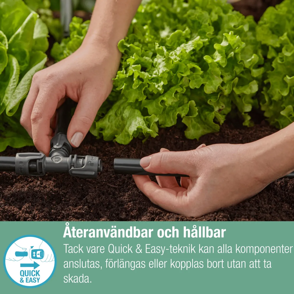 Micro-Drip Blom/Köksträdgårdar